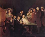Francisco Goya The Family of the Infante Don luis oil painting on canvas
